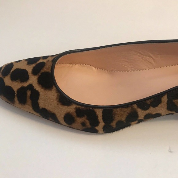 J. Crew Kate Pumps in Leopard Calf Hair Block Heel - Picture 9 of 9